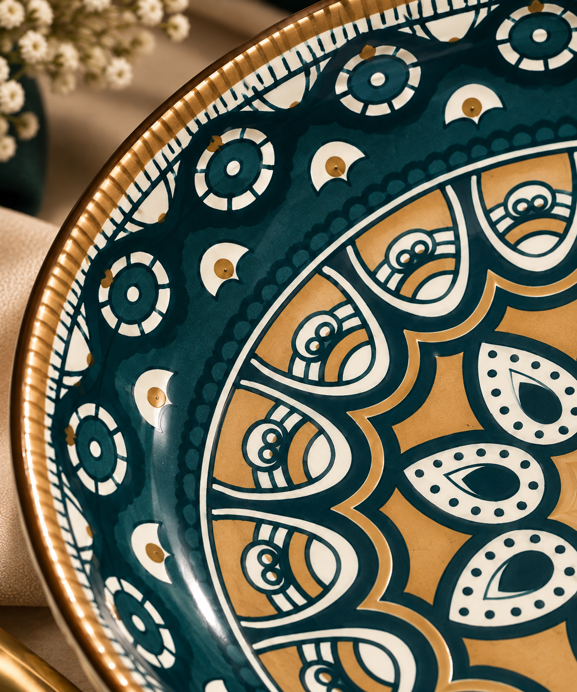 Midnight Ceramic Serving Bowl