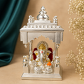 Shree Siddhi Silver Plated Ganesh Idol