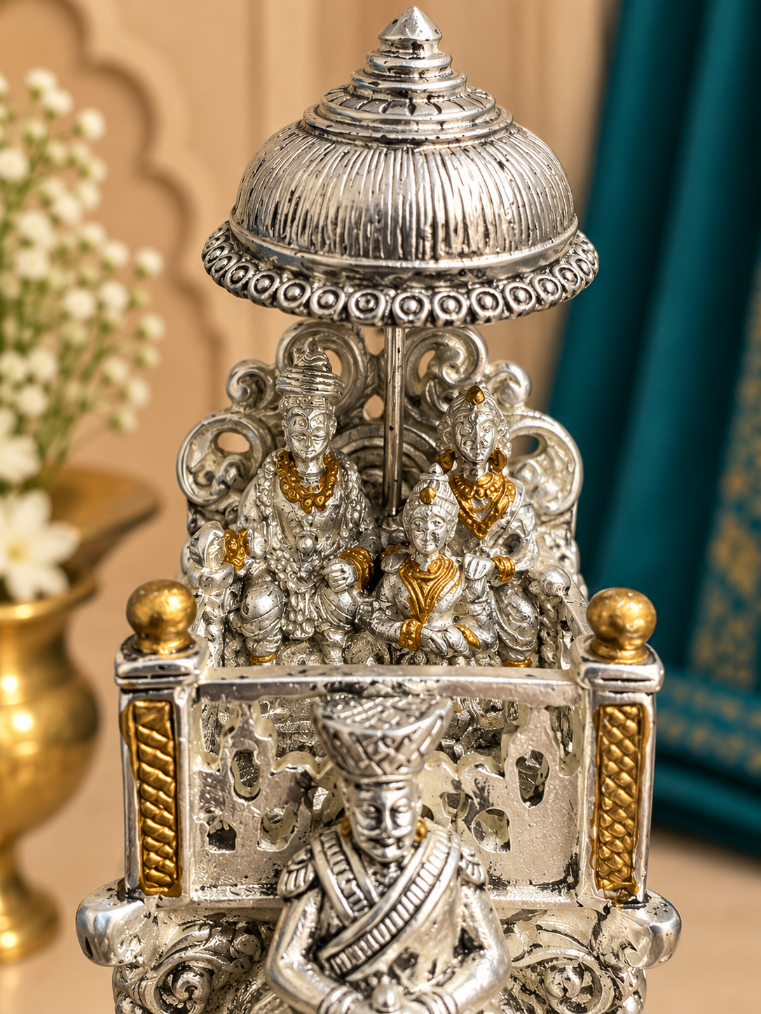Gajraj Sawari Silver & Gold Plated
