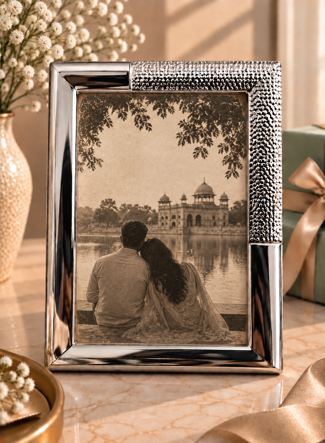 Eternal Silver Plated Photo Frame
