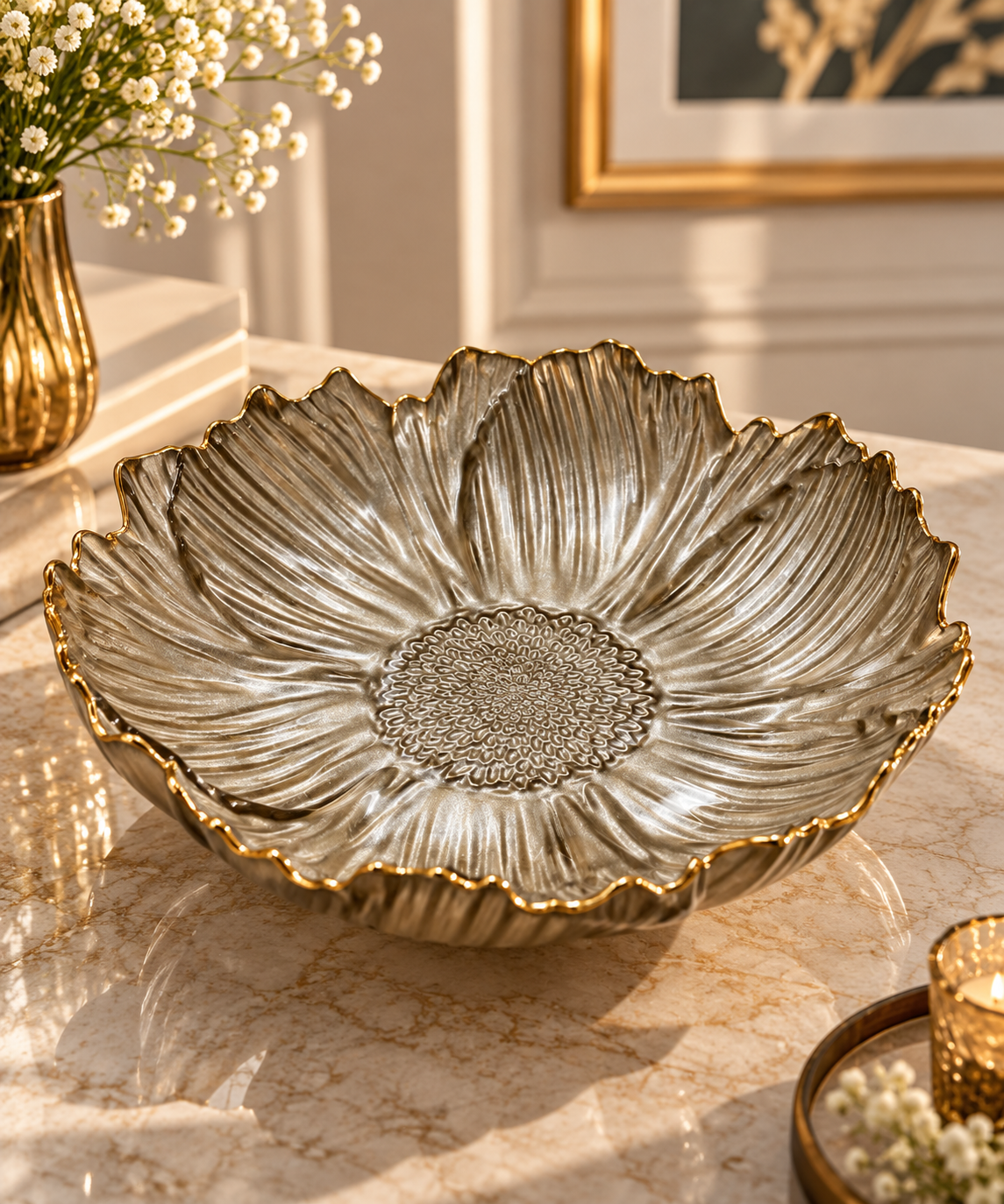 Petal Leaf Design Dinning Bowl