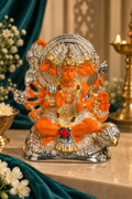 Panchmukhi Silver Plated Hanuman Idol