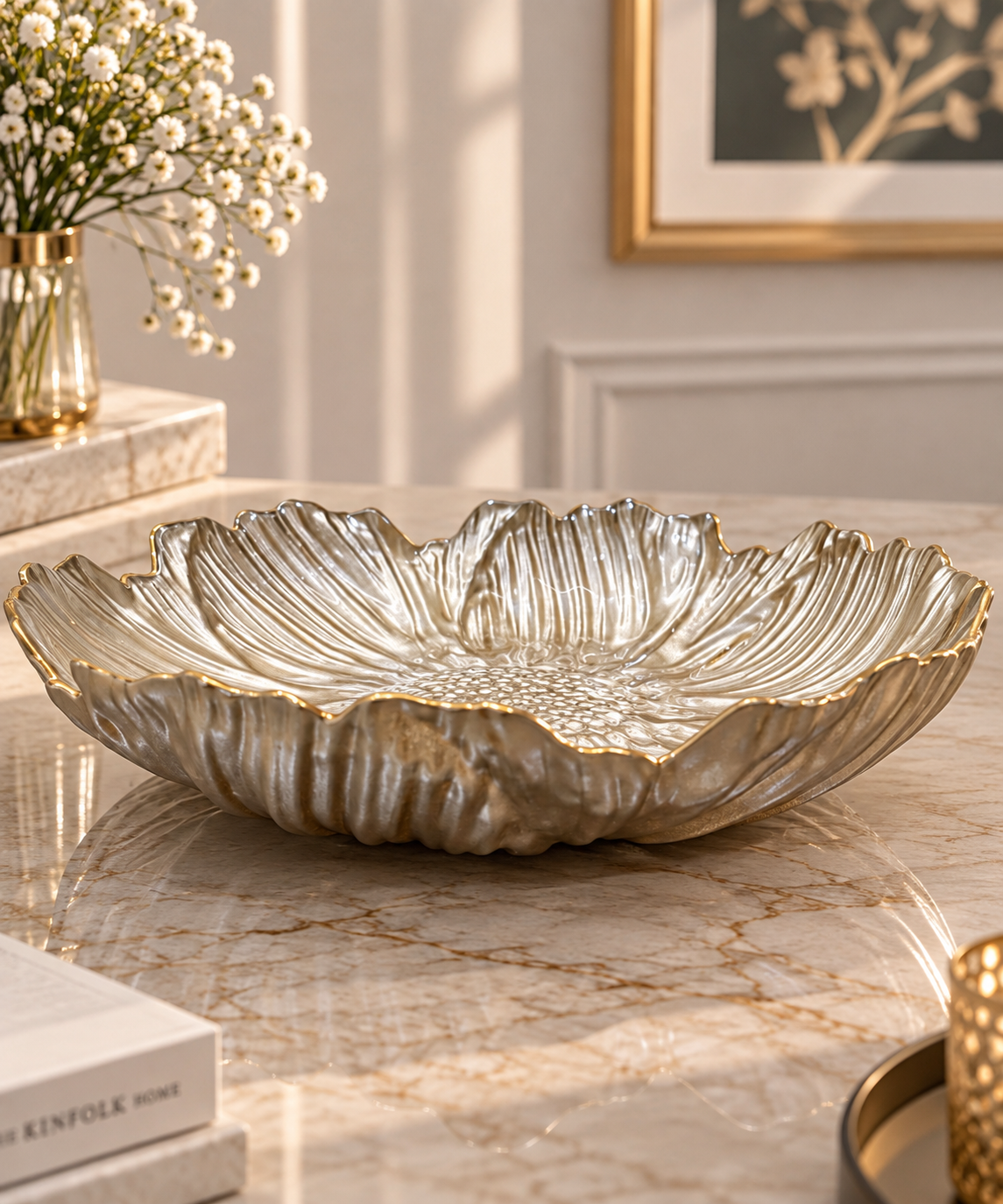 Petal Leaf Design Dinning Bowl