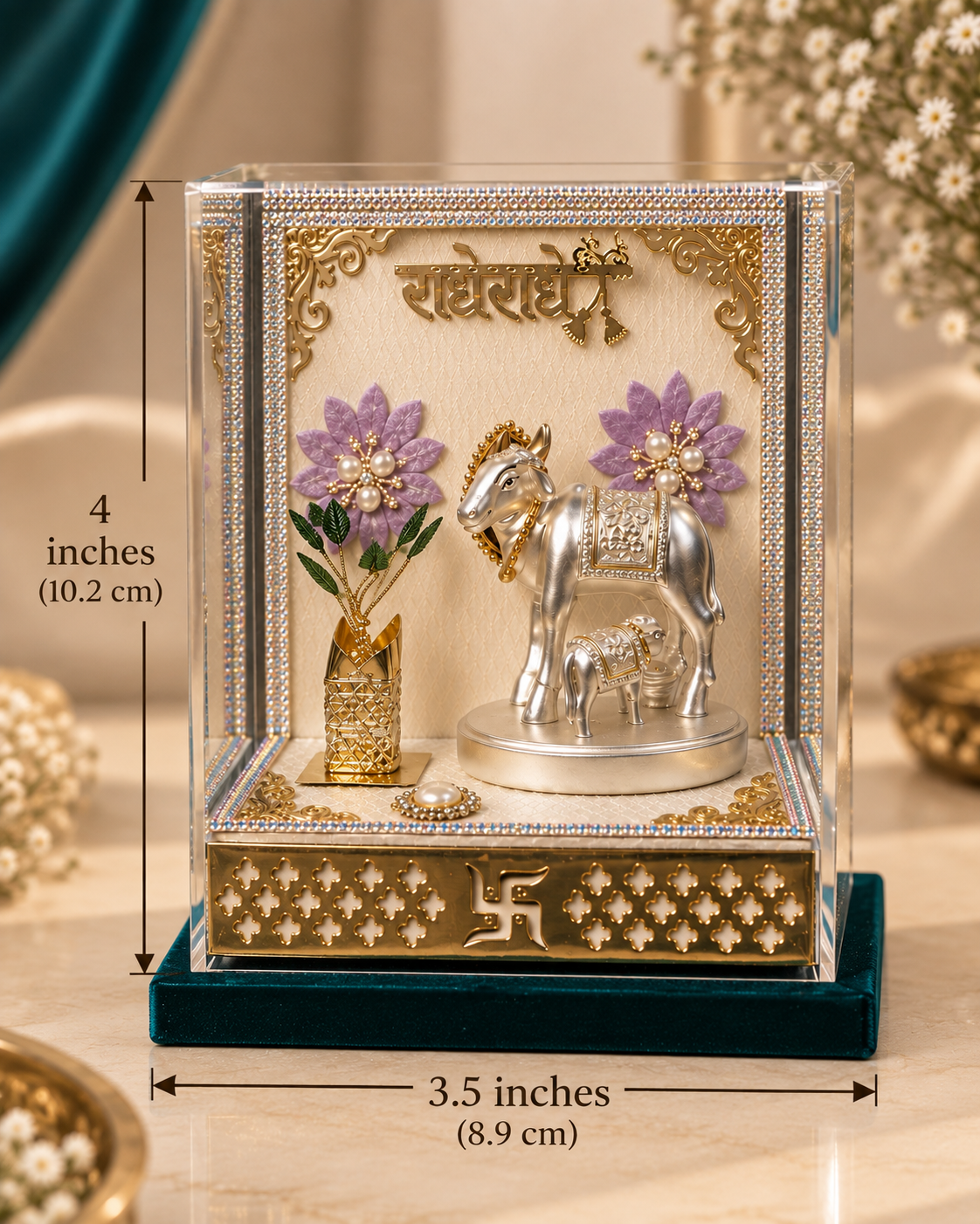 Kaamdhenu Tulsi Silver Plated