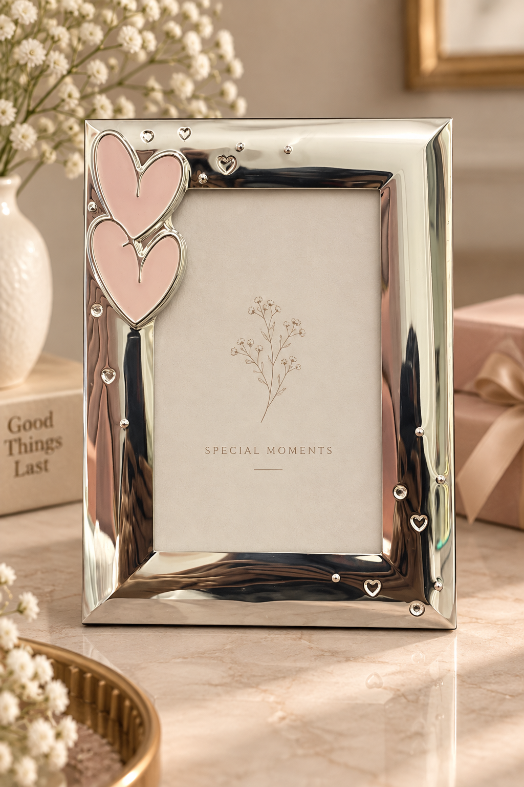 Love Forever Silver Plated Photo Frame