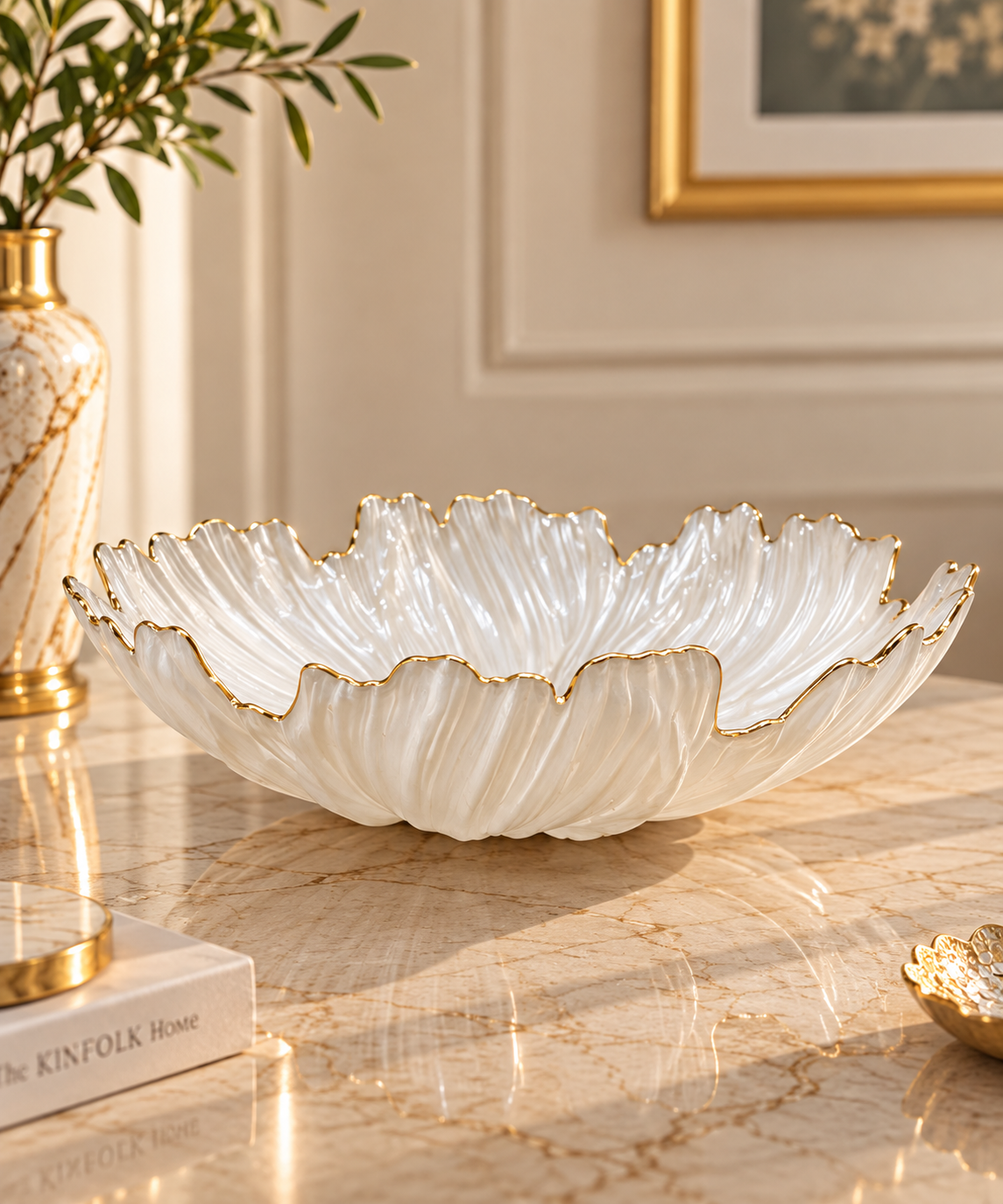 Petal Leaf Design Dinning Bowl