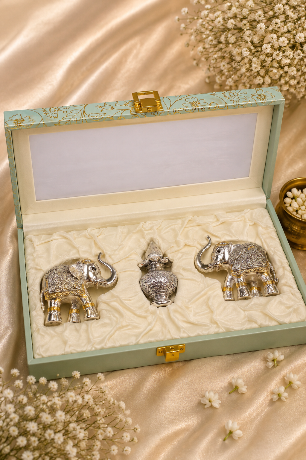 Gajanan Vaibhav Kalash Silver Set