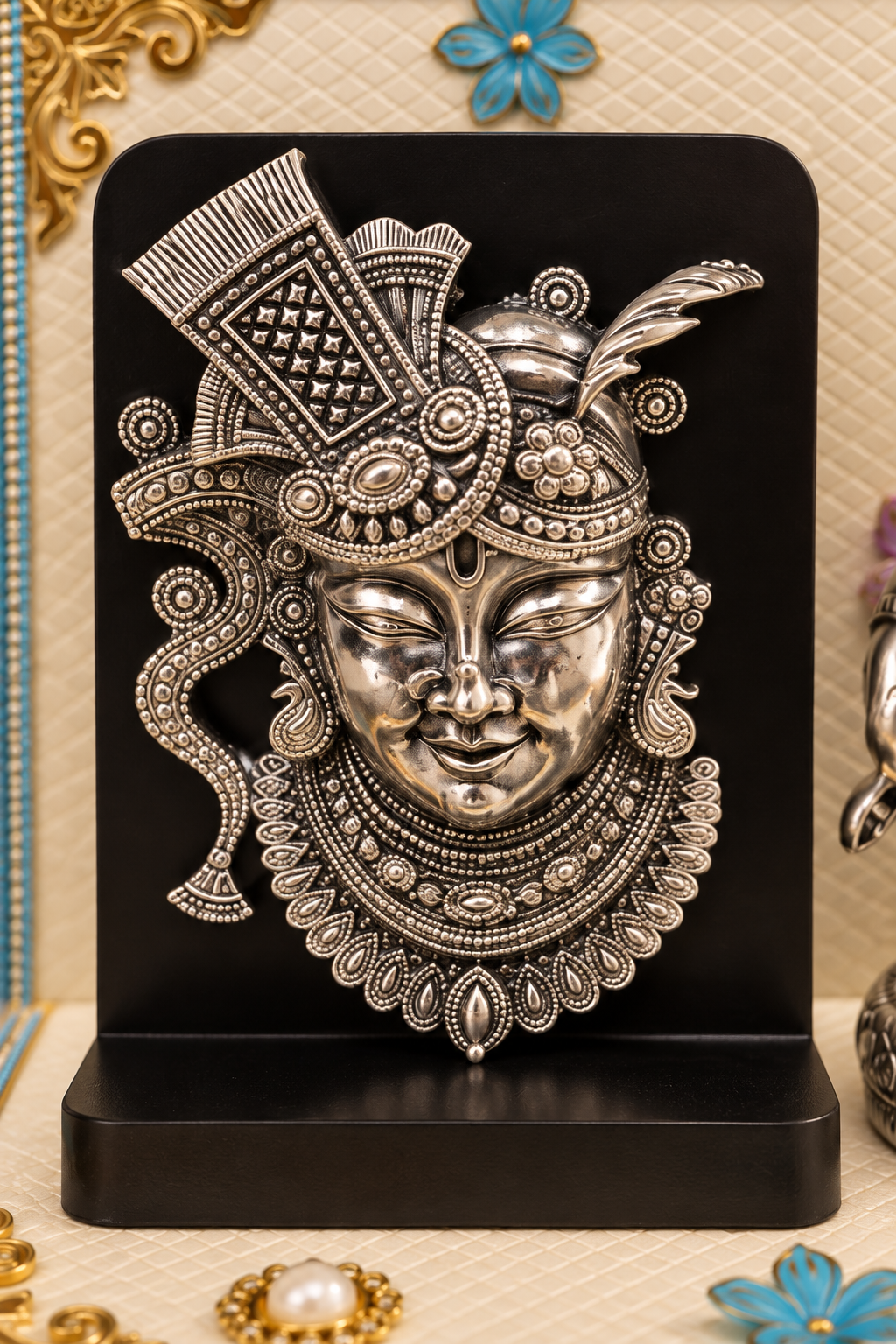 Govinda Silver Plated Kamadhenu Set