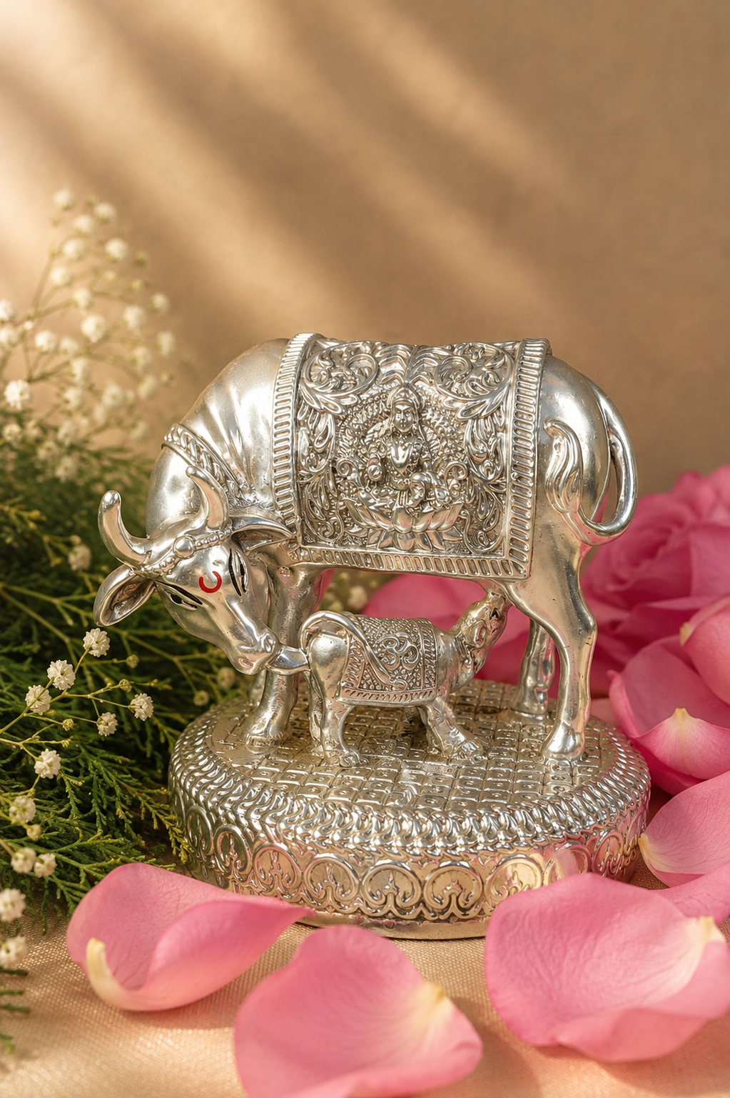 Divine Silver Kamadhenu