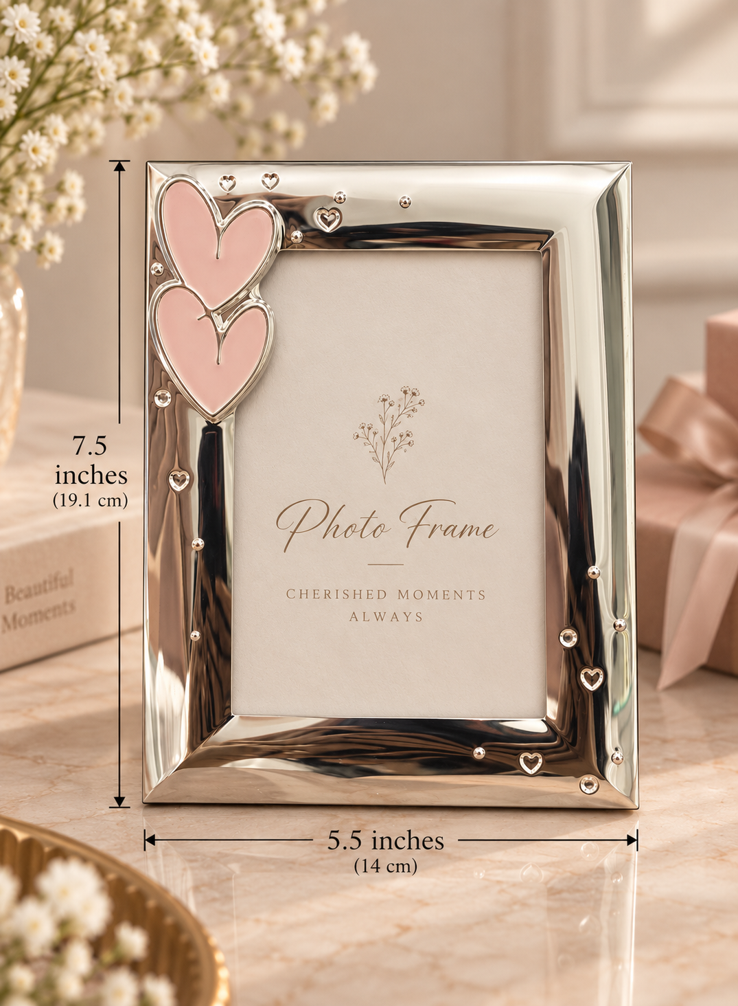 Love Forever Silver Plated Photo Frame