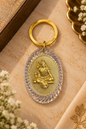 Divya Darshan Silver & Gold Plated Keychain