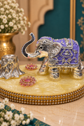 Gajraj Silver Plated Pen Stand