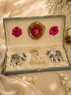 Shree Gajanan Silver Pair