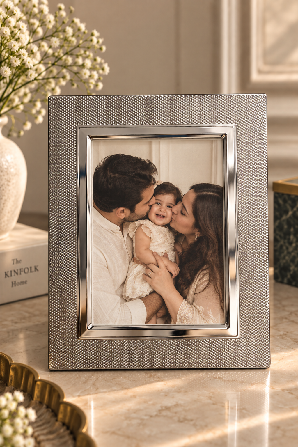 Forever Moment Silver Plated Photo Frame