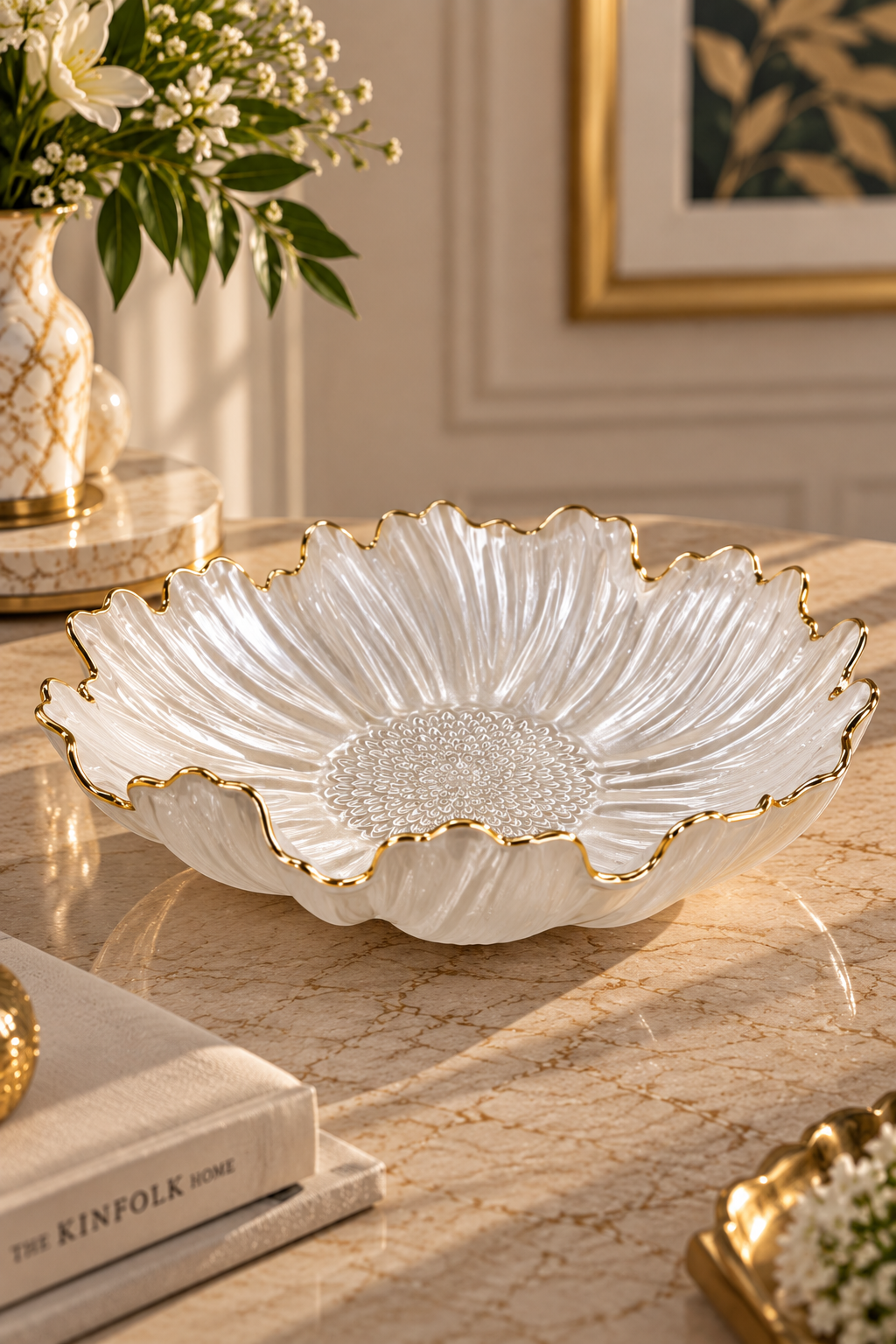 Petal Leaf Design Dinning Bowl