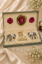 Shree Gajanan Silver Pair
