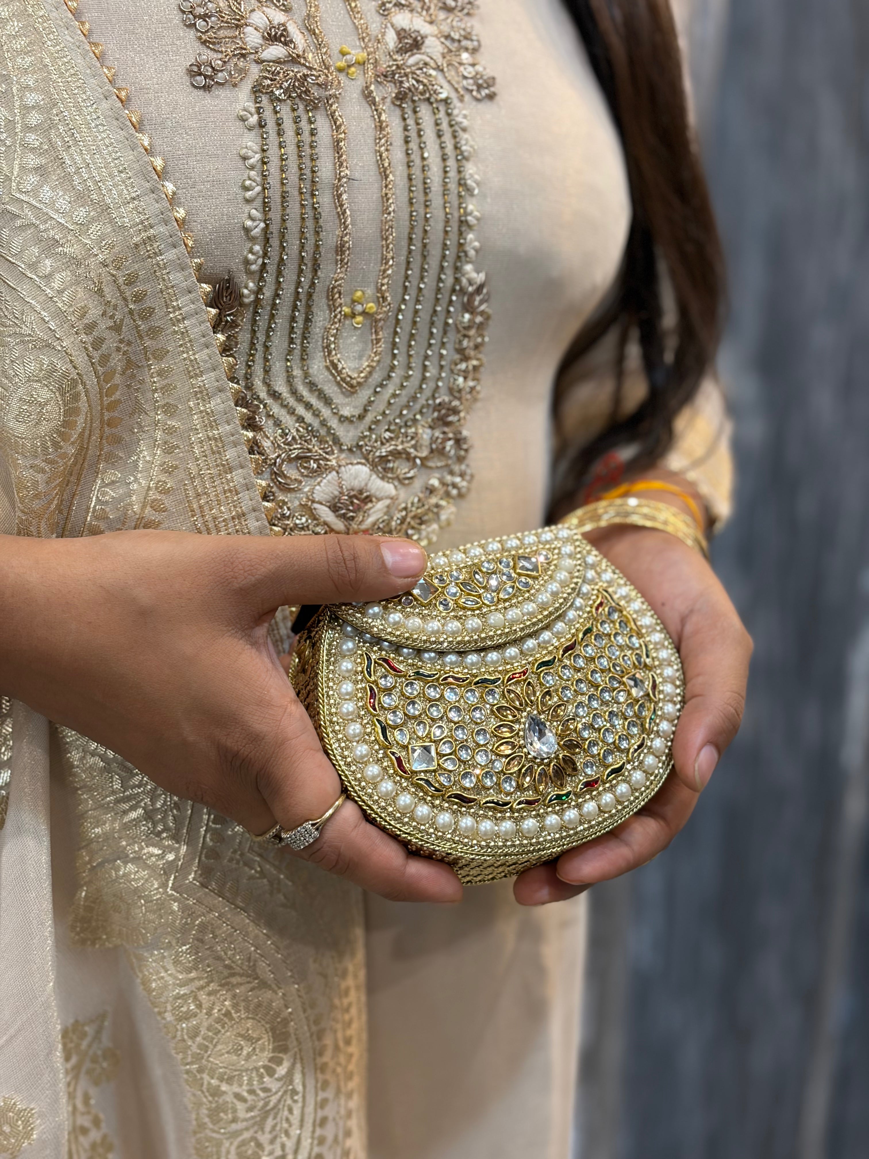 Meher Pearl Mini Bag