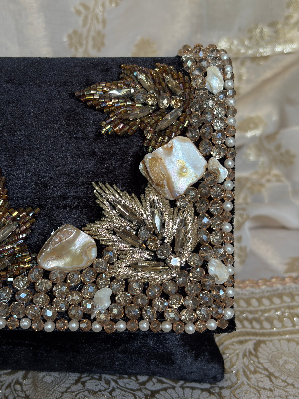 Velvet Sitara Clutch