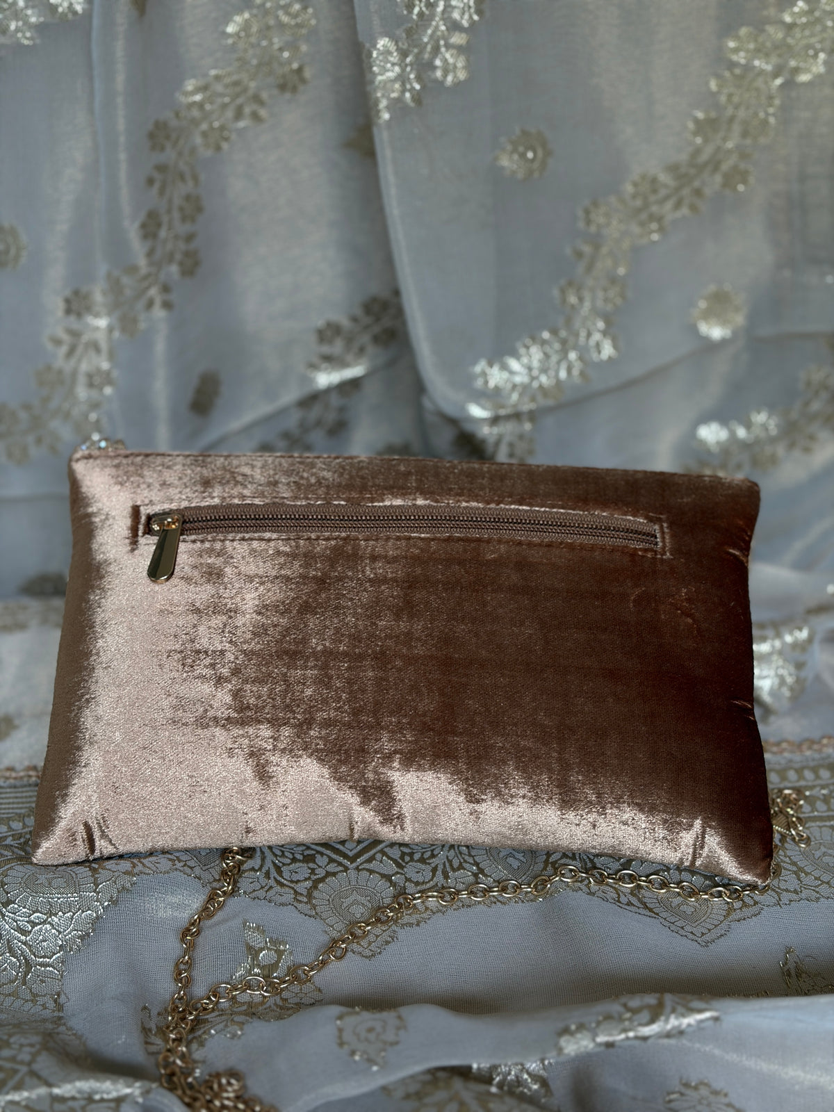 Velvet Sitara Clutch