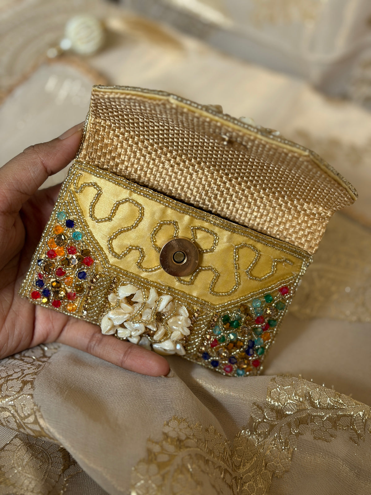 Meenakari Multicolour Mini Bag
