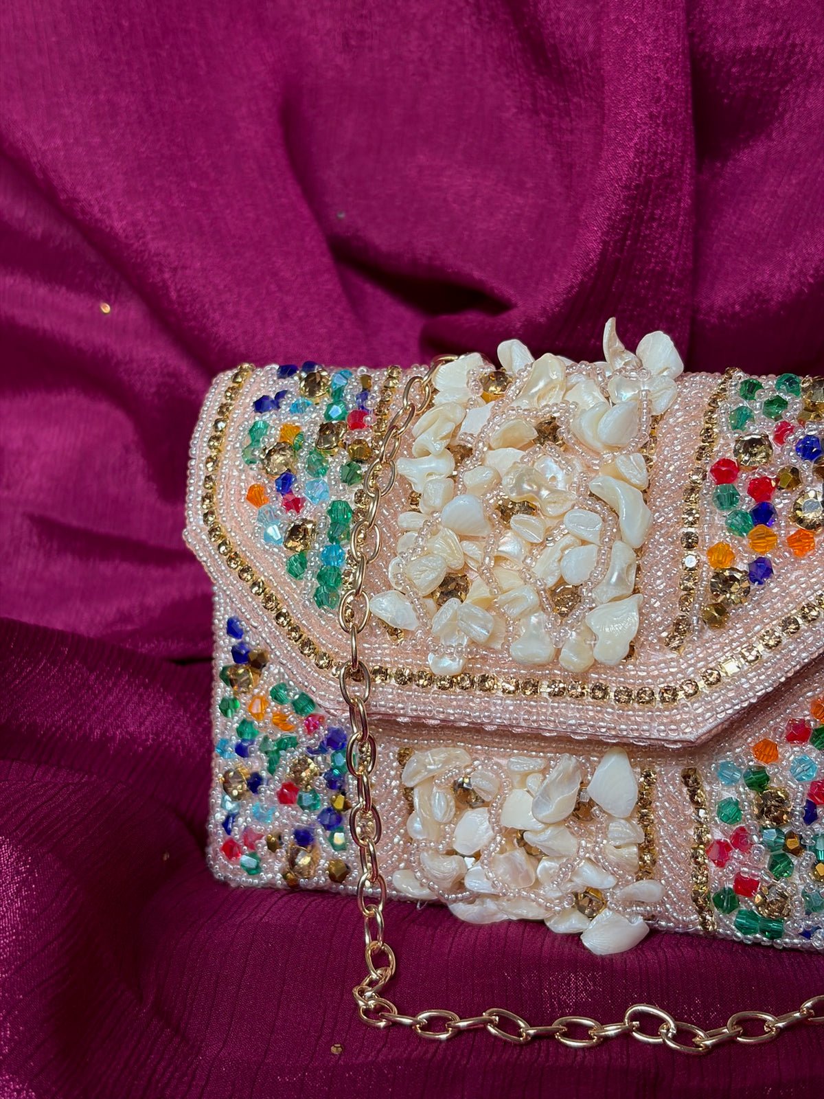 Meenakari Multicolour Mini Bag